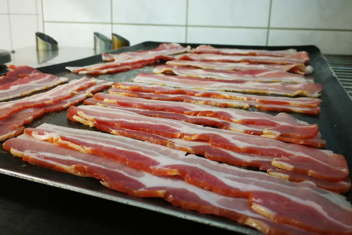 Zwiebelturm Kerken Kochkurs Bacon